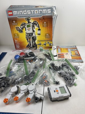 LEGO mindstorms set 8527 build program robots for parts as is Damaged Missing