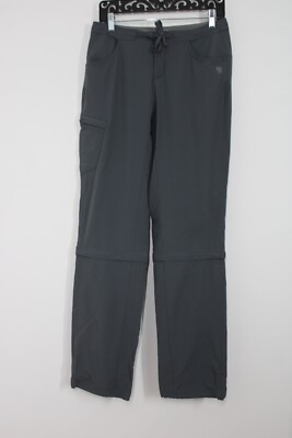 Mountain Hardwear 4/32 Gray Convertible Zip-Off Hiking Pants | eBay