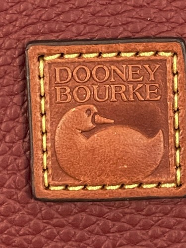 Dooney & Bourke pebble grain leather large tote Wine Color - Picture 3 of 8