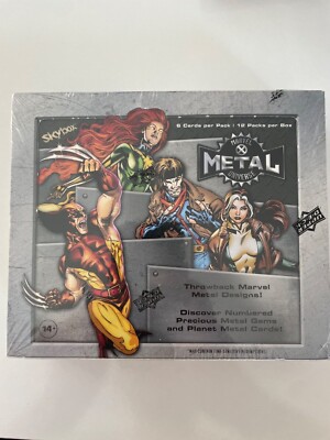 2021 upper deck marvel x-men metal universe box