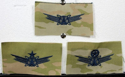 USSF Space Force Three Level Space Operations Badge Insignia OCP Patch Set
