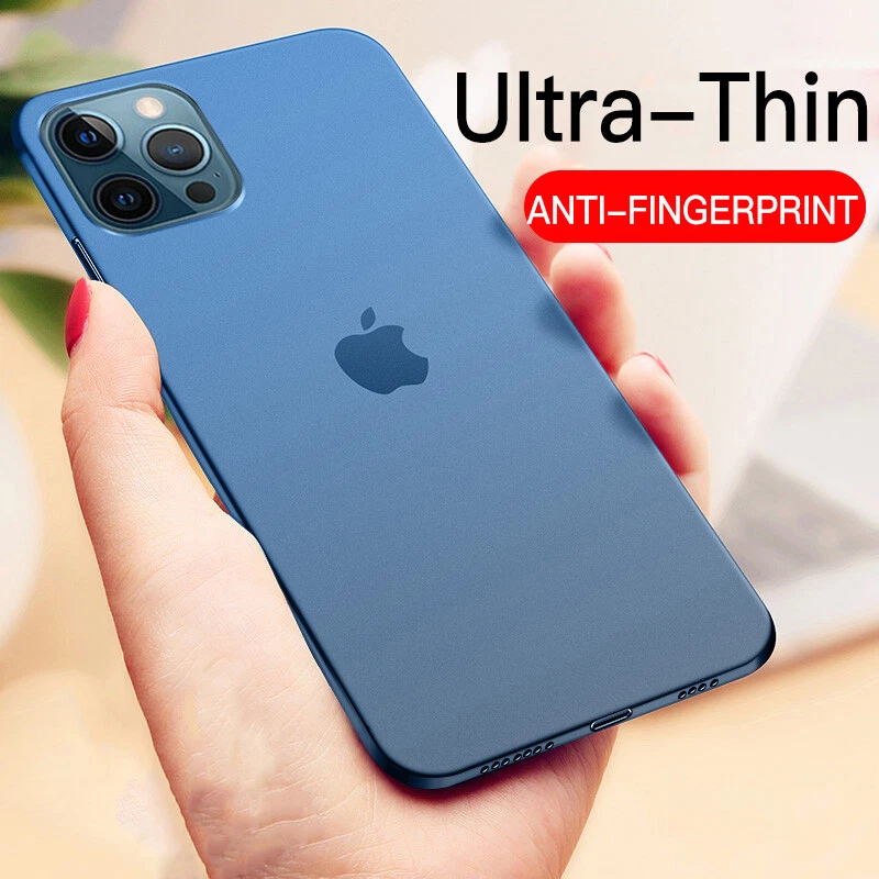 Ultra thin 0.2MM Case For iPhone 15 14 13 Pro Max 12 Shockproof Matte Hard Cover