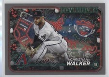2024 Topps Holiday Silver Glitter Christian Walker #H32 00jz