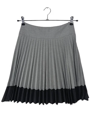 H&M Jupe plissée Dames Jupe T EU 34 gris clair-noir style décontracté - Photo 1/4