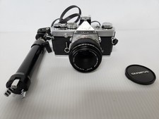 OLYMPUS OM-1 SLR 35MM FILM CAMERA W/50MM LENS **READ DESCRIPTION*