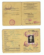 JUDAICA ROMANIA HOLOCAUST ASSOCIATION FORMER DEPORTEES TRANSNISTRIA 2 CARDS 1948
