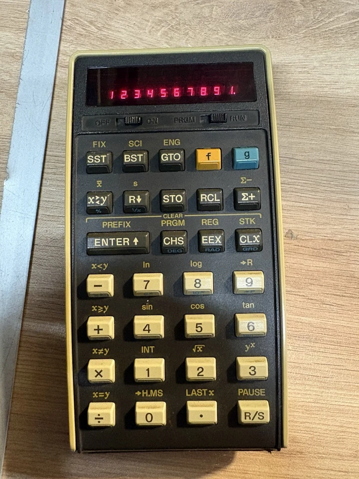 HP 25 Calculatrice  Vintage Fonctionnelle Rare  Hewlett Packard HP-25 - Photo 2/4