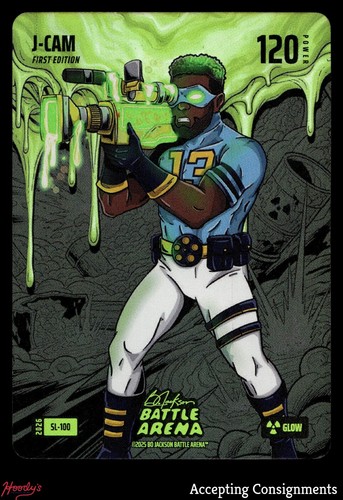 2026 Bo Jackson Battle Arena Glow Slime #SL100 Junior Caminero - J-Cam