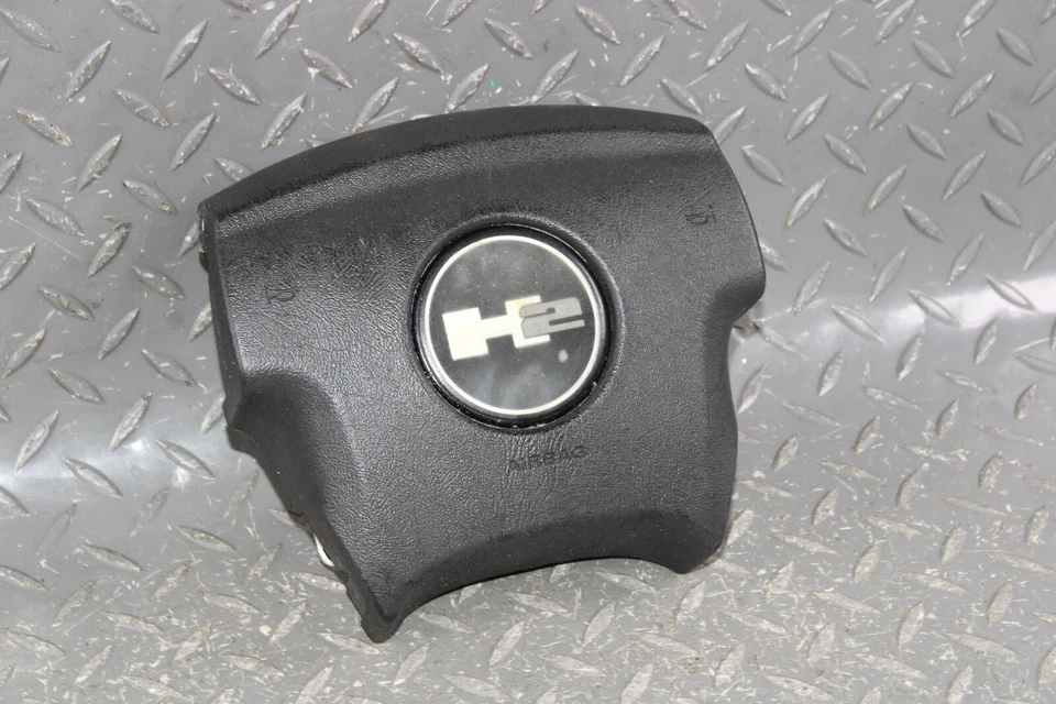 03-07 Hummer H2 Black Driver Column Steering Wheel Crash Airbag Air Bag OEM WTY Foto 2 de 4