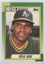 1990 Topps Box Set Collector's Edition (Tiffany) Felix Jose #238 1z4