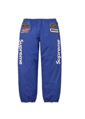 Supreme Vanson leathers Blue Track Sweatpants Mens M