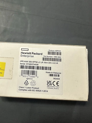 1pk New HPE  ANW S2P34A h SFP28 25G  LC LR 10Km Transceiver,Free FedEx ￼ Ship