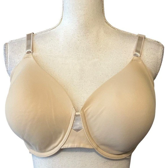 Olga by Warner's 无副作用全图轮廓文胸 GBO561A 尺寸 36DD 杏仁 — 第 2/4 张图片