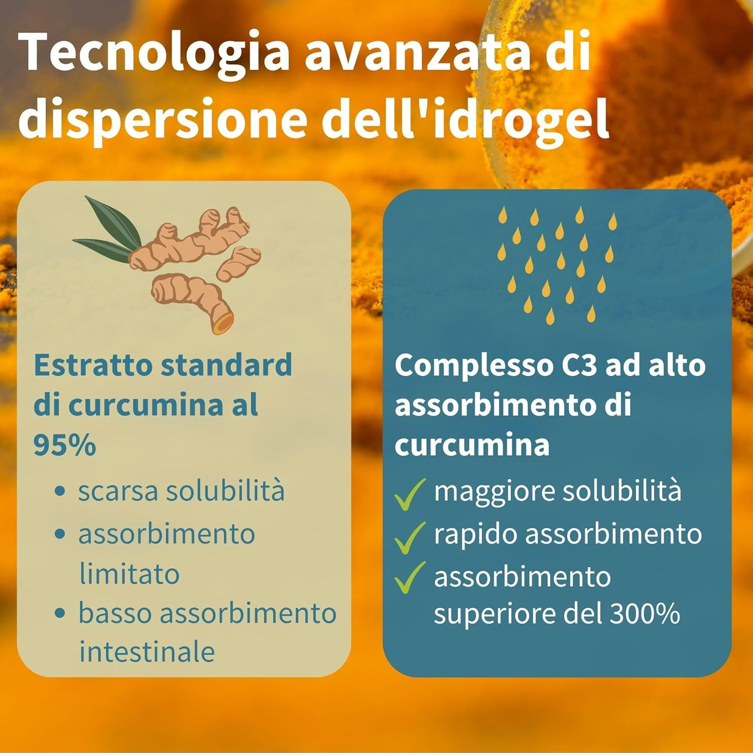 Curcumin C3 Complex 90 Capsule Vegane: Recupero e Articolazioni - 3