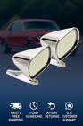 Dual Vintage Chrome Bullet Mirrors Pair – Classic Hot Rod & Muscle Car Universal