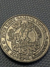 USA American Gaming Token 5 Cent - St. Jo Casino  Joseph, Missouri, Horse Shoe 