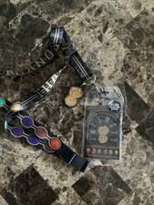 Marvel AVENGERS INFINITY WAR Thanos Gauntlet Keyring ID Badge Holder LANYARD NWT