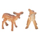 2 Pcs Deer Shape Adornment Resin Decor Figurine Decorative