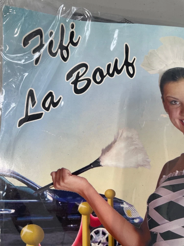 Disfraz de criada francesa Fifi La Bouf talla única Bustier Tutú Bloomers diadema NUEVO Foto 4 de 4