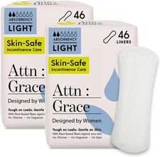 Attn: Grace Panty Liners for Women - 92 – 92 Count (Pack of 1) 