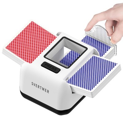Automatic Card Shuffler|12 Deck Electric Card Shuffle Machine|Portable Rechar...