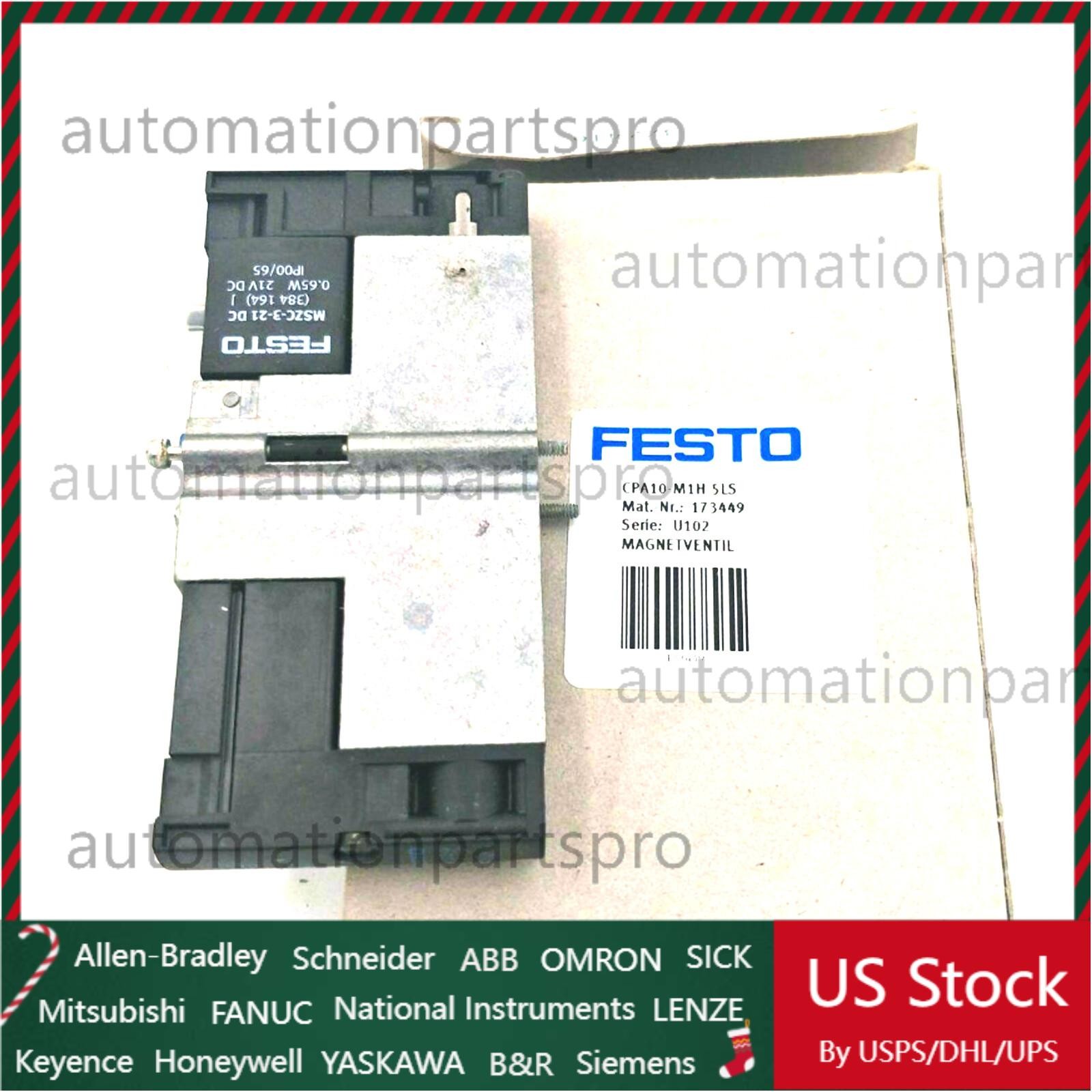 1PC FESTO CPA10-M1H-5LS 173449 solenoid valve CPA10M1H5LS New