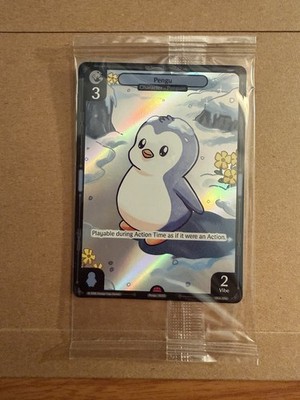 Vibes TCG Birb & Pengu Promo Card - Pengu Holo Foil 10/25 - Pudgy Penguins