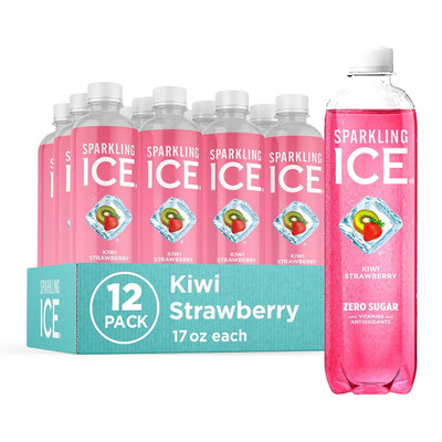 Sparkling Ice Kiwi Strawberry Sparkling Water Zero Sugar 17 fl oz 12 Pack