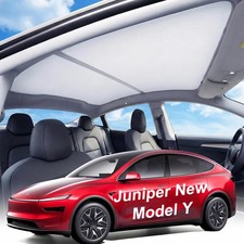 Tesla Model Y Juniper Sunshade Roof Cover Heat Insulation Foldable