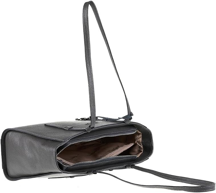 Pierre Cardin Borsa a spalla da donna In Vera pelle Made in Italy 42x21,5x12,5 c foto 3