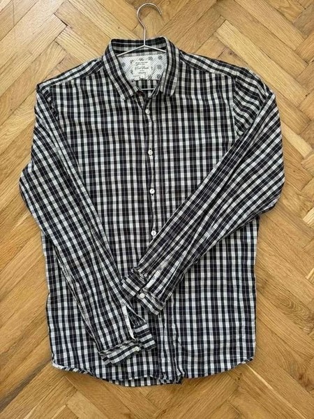 Men Paul Smith Shirt Black Cotton 40 #2WYI