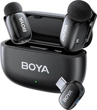 BOYA Mini USB-C Wireless Lavalier Microphone For Andriod iPhone 16 15 Pro Max