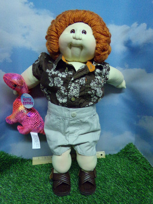 xavier roberts SOFT SCULPTURED CABBAGE PATCH KID BOY REDHEAD 84