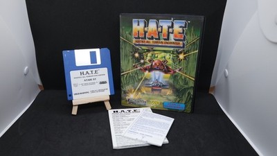 HATE H-A-T-E HOSTILE ALL TERRAIN ENCOUNTER  -- ATARI ST -- HARD CASE OVP