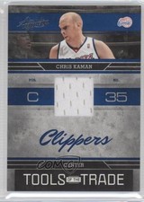 2009 Absolute Memorabilia Tools of the Trade Blue Materials 7/30 Chris Kaman 0v1
