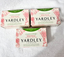 Yardley London Wild Rose Botanical Bath Bar Soap 4 Oz Pack Of 3