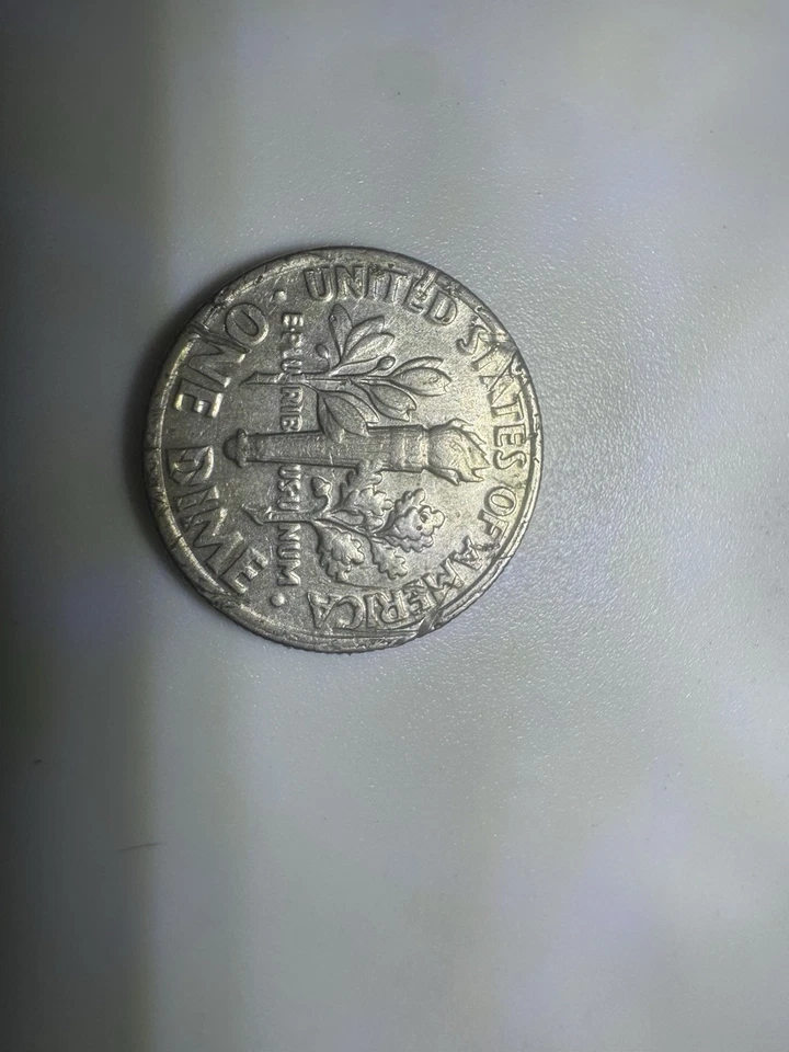 1994 P Roosevelt Dime Multiple Error Coin. - Image 4 of 4