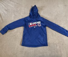 Chicago Cubs Hoodie MLB Authentic Collection, Youth Large 14/16