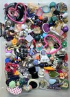 Vtg Retro Kitch Costume Jewelry CRAFT MIX Pendant Rhinestone Cab Charm Bead LOT — photo 1