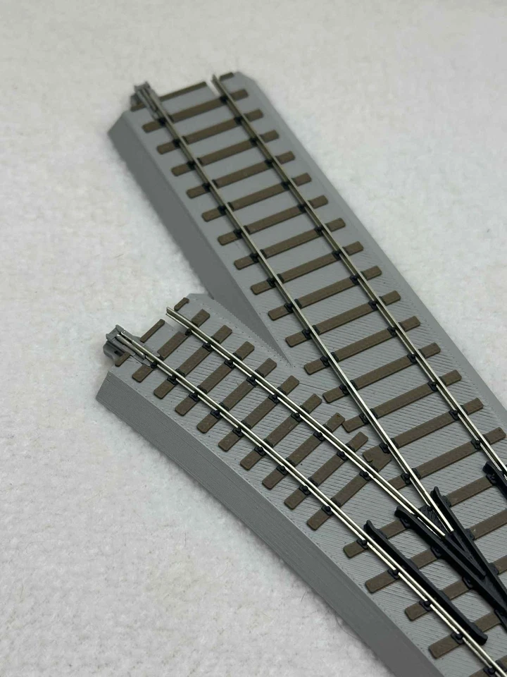 Mainline Railworks HO/HOn3 Sectional Diverging Draw Dual Gauge- Blackstone ProTr - Image 2 of 4