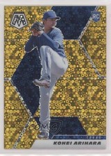 2021 Panini Mosaic Rookie Quick Pitch Gold Prizm 7/10 Kohei Arihara #251 0c2