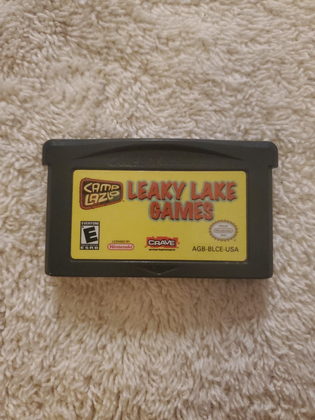Camp Lazlo: Leaky Lake Games (Nintendo Game Boy Advance, 2006) Tested Authentic