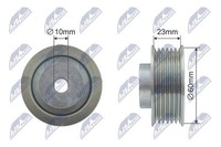 NTY Umlenk-/FüHrungsrolle, Keilrippenriemen RNK-SU-008 FüR Suzuki