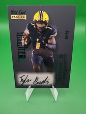 2022 WILD CARD MATTE ~ TYLER BADIE #MB-A ~ AUTO SIGNED GREEN 19/99 ~ RC ROOKIE. rookie card picture