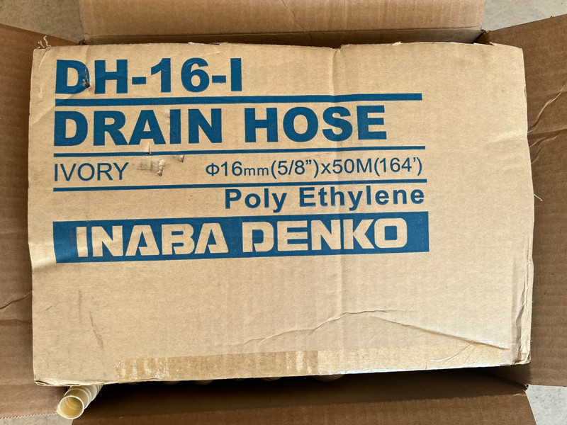 DH-16-I Poly Ethylene Drain Line (5/8" id x 119') for Mini Split Systems