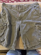 Vintage Y2K Distressed Mossimo Cargo Supply Green Cargo Shorts 40 Lexi 