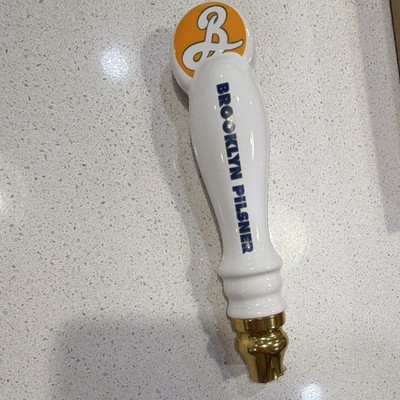 Brooklyn Pilsner Mini Ceramic Beer Tap Handle Knob Breweriana