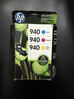 HP 940 OfficeJet Ink Cartridge Combo Pack - Cyan Magenta Yellow
