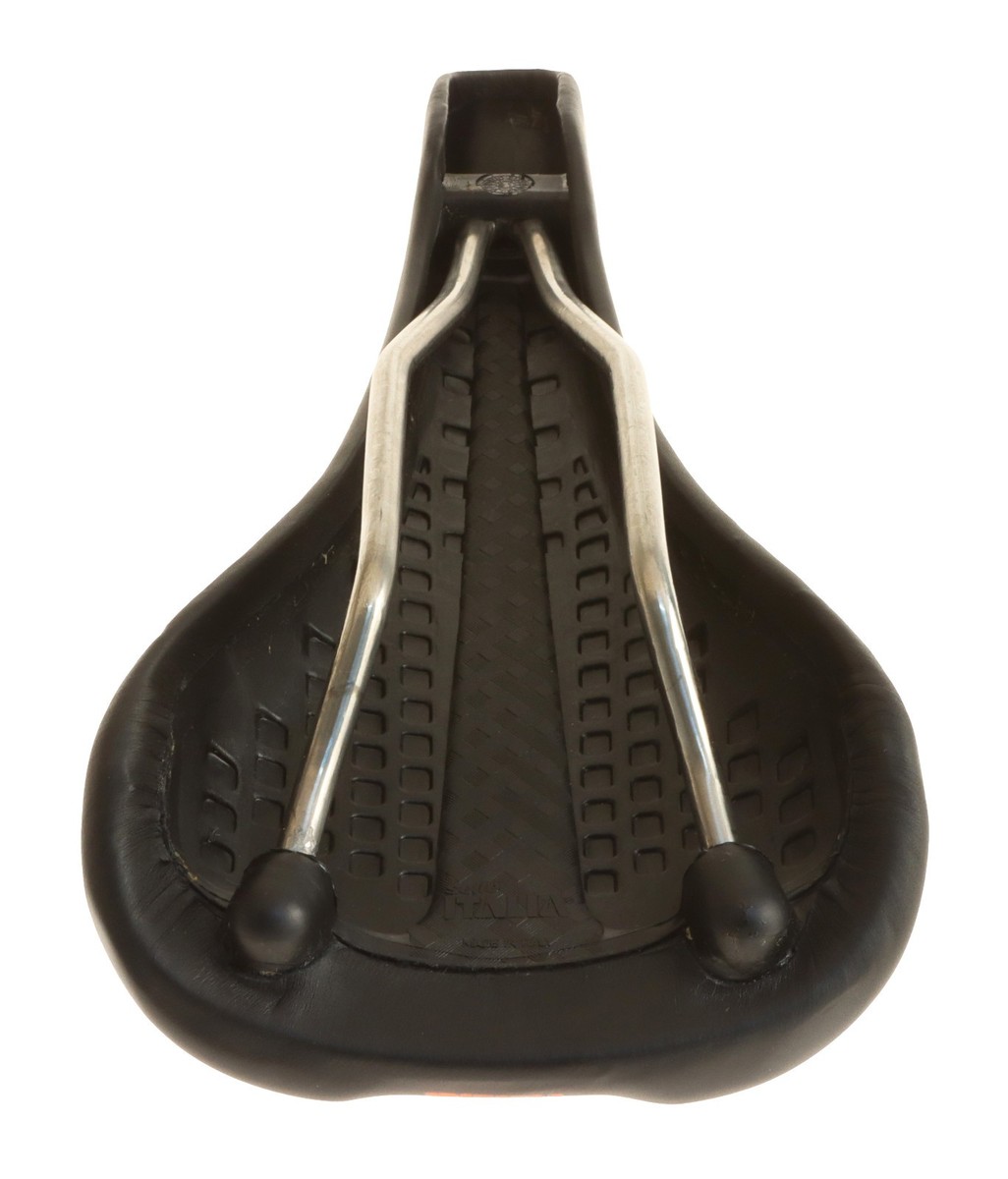 Selle Italia Flite Saddle Titanium Rail Black Leather 1990 NIB NOS