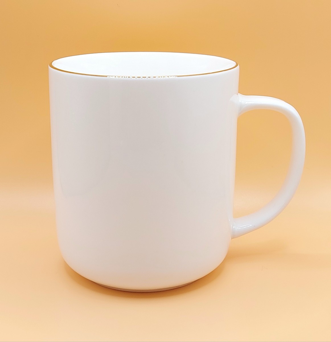 Elegant Classic White Coffee Mug Cup 14 Oz Ceramic Minimalistic Jug By  Meritage | eBay